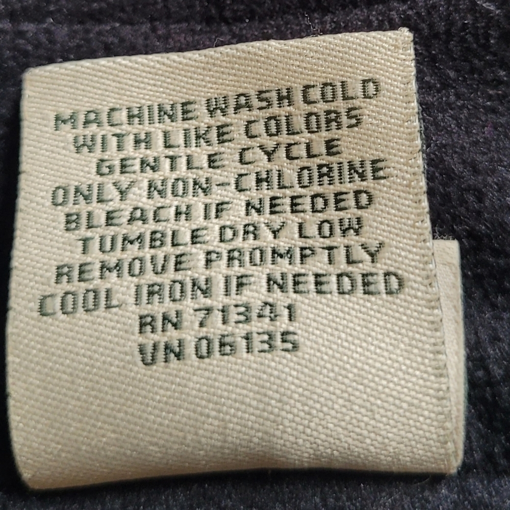 L.L. Bean Black Jacket with Patterned Trim - Picture 11 of 16
